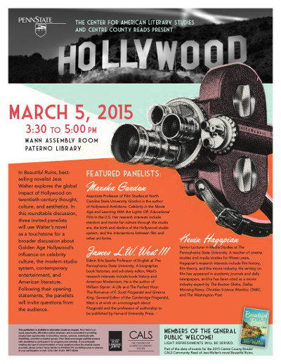Hollywood: A Roundtable Discussion Poster