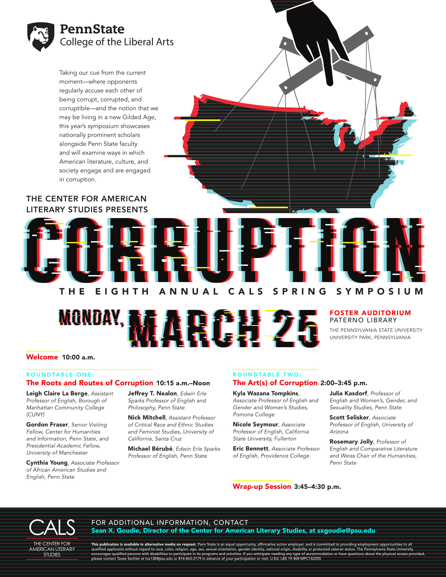 The 2019 CALS Spring Symposium: Corruption
