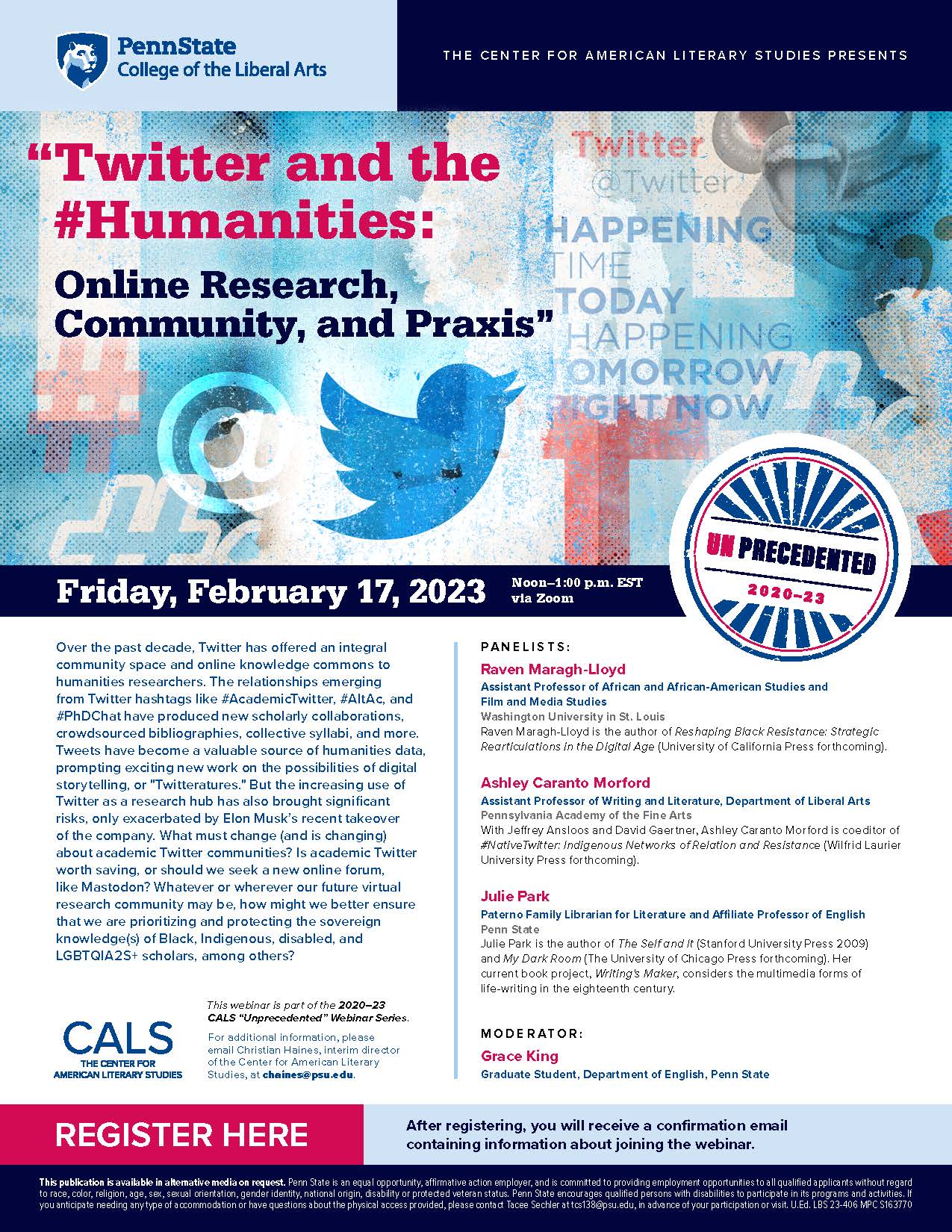 Twitter and the #Humanities: Online Research,  Community, and Praxis